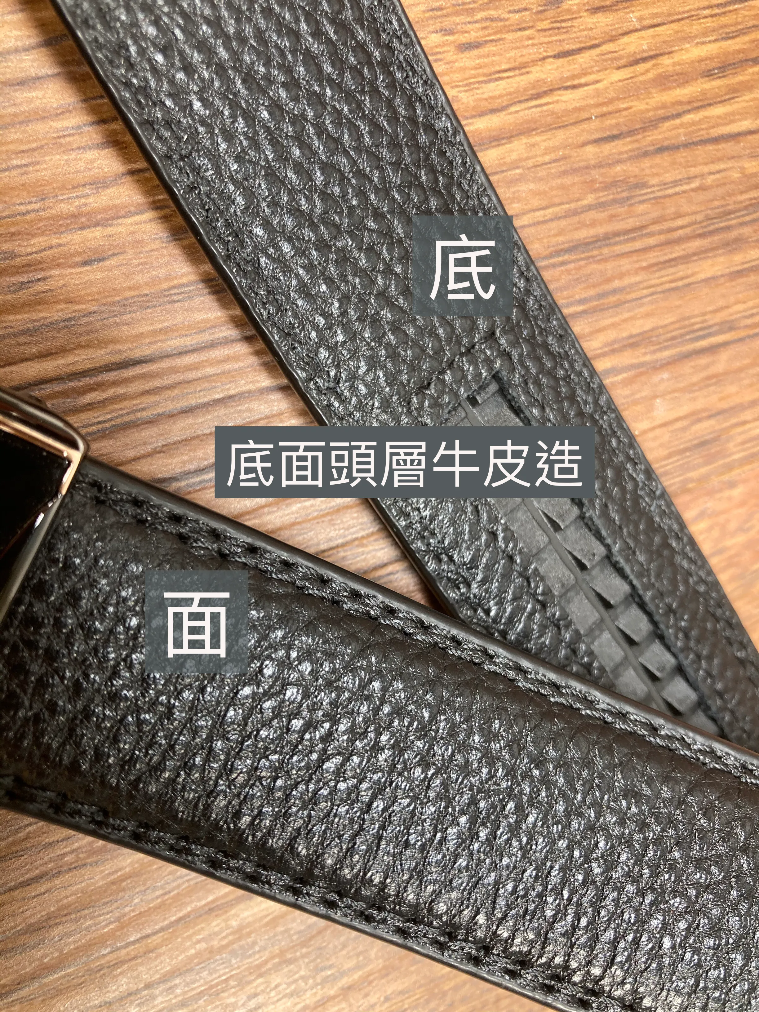 [香港品牌 EBELT] EBM 168 自動扣頭層牛皮真皮皮帶 Autolocked buckle Top Grain Napa leather belt 3.2cm