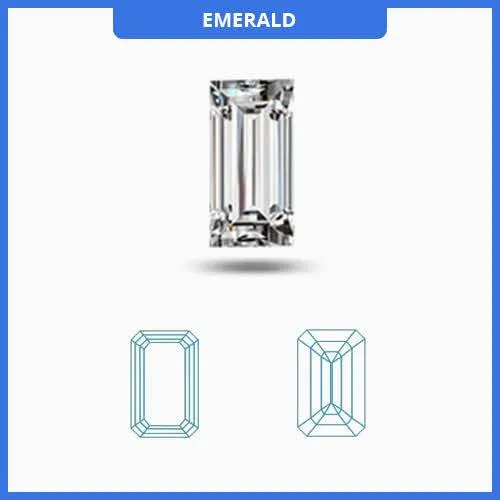 0.30CT I-J/VS Emerald Cut Diamond MDL#D9281-9