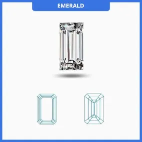 0.55CT I-J/VS Emerald Cut Diamond MDL#D9286-9