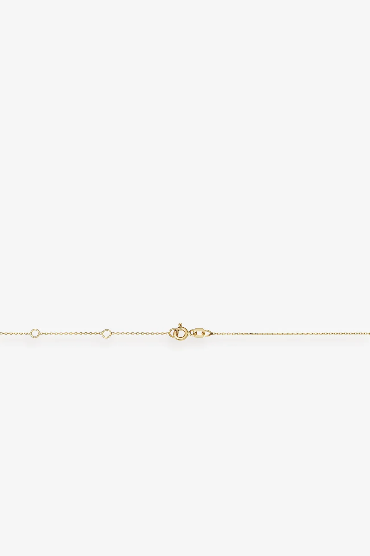 14k Gold Firenze Baguette Pendant Necklace