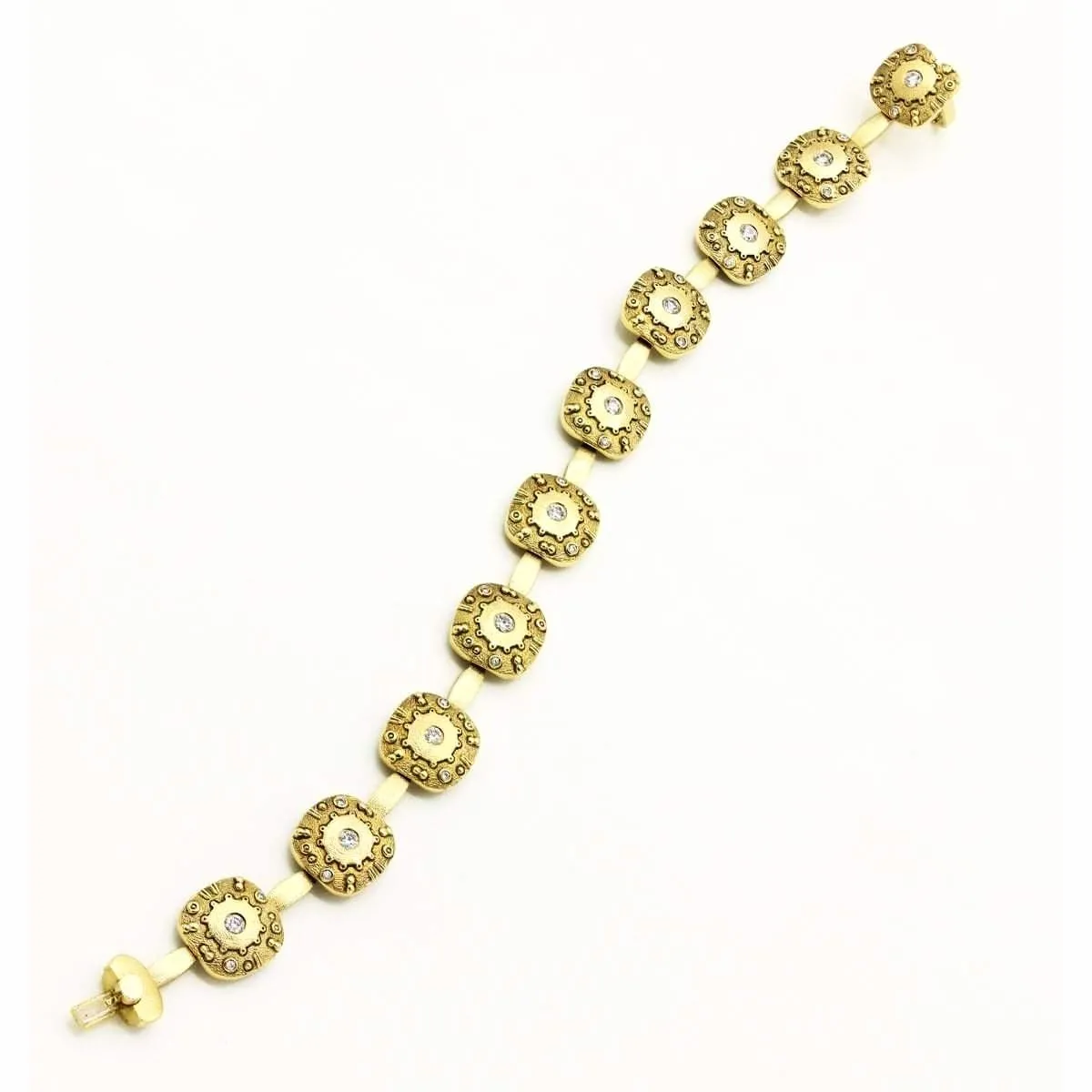 18K Submarine Diamond Bracelet - B-41D