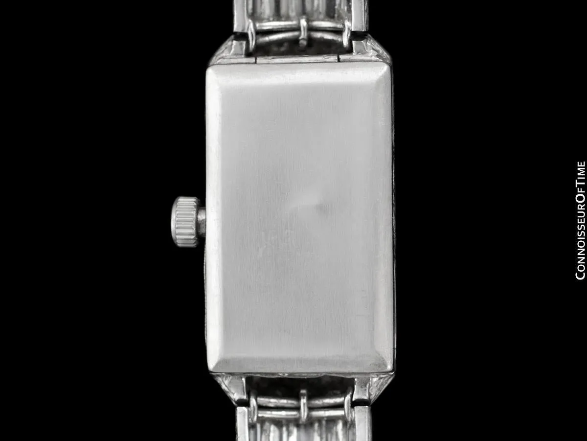 1930's Vintage Ladies 6 Carat Diamond Watch with Patek Philippe Movement - Platinum