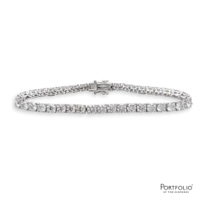 3.50ct Diamond Platinum Bracelet