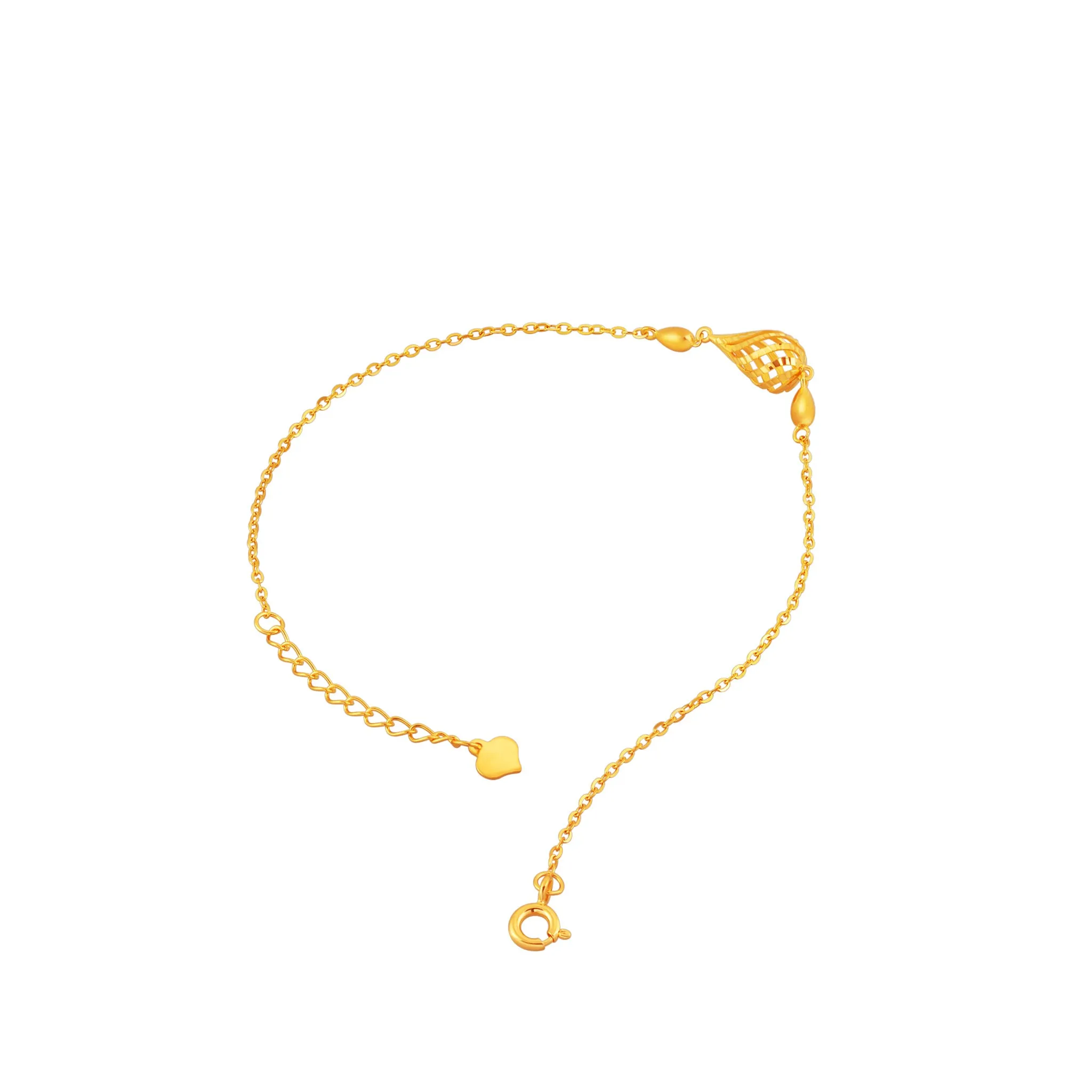 916 Gold Serenade Swirl Bracelet