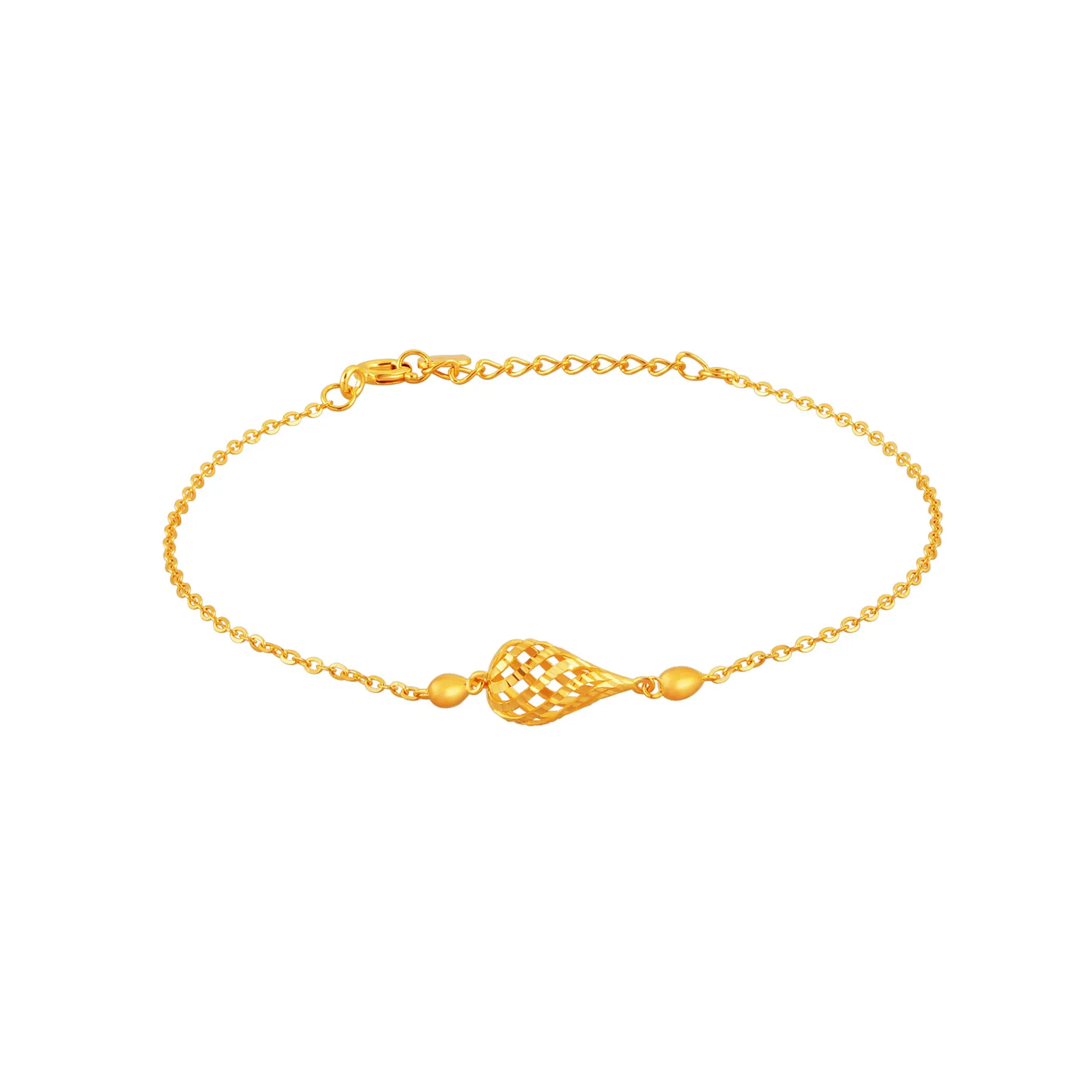 916 Gold Serenade Swirl Bracelet