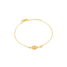 916 Gold Serenade Swirl Bracelet