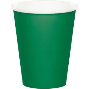 9oz Emerald Green Paper Cups (8ct)