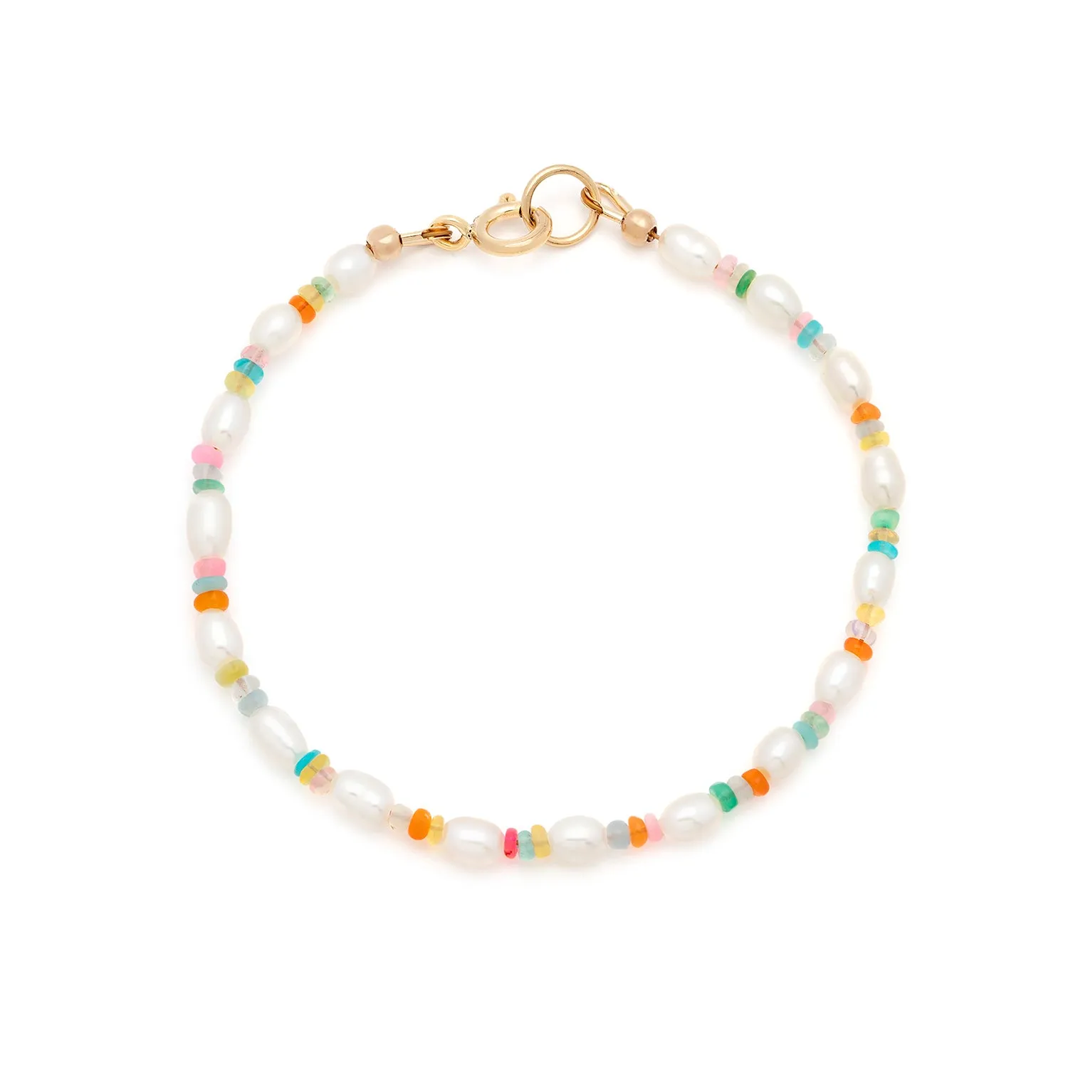 Amalfi Rainbow Bracelet | Pearl & Opal