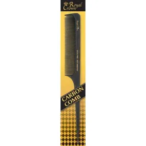 Annie Royal Crown Series Carbon Pro Rat Tail Comb 8 1/2 Inch