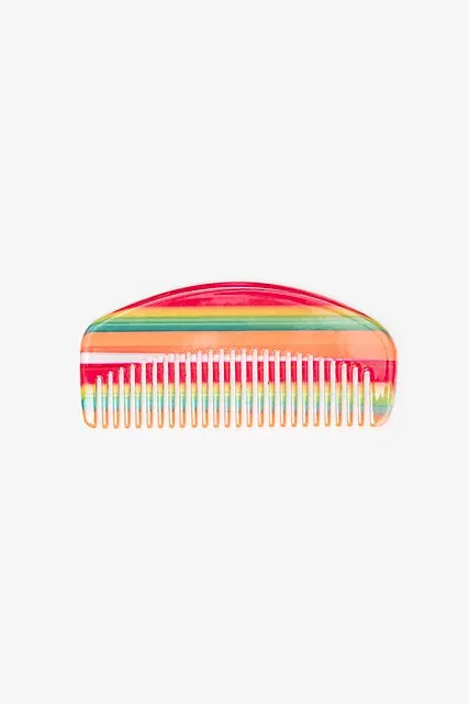 Antler Pocket Comb Summer Stripe