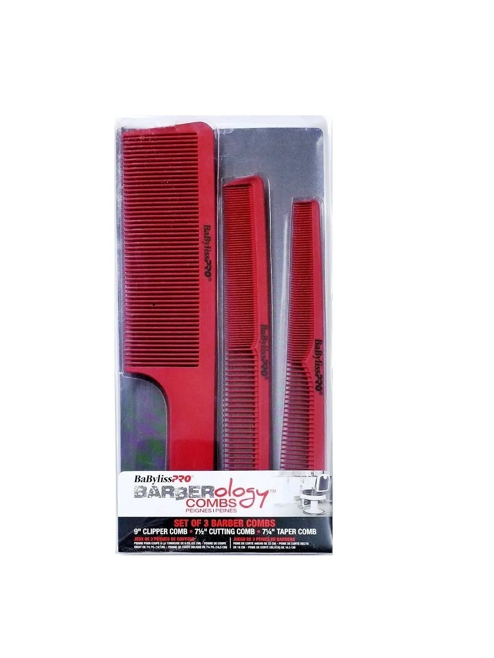 BaByliss Pro Barberology 3 Comb Set