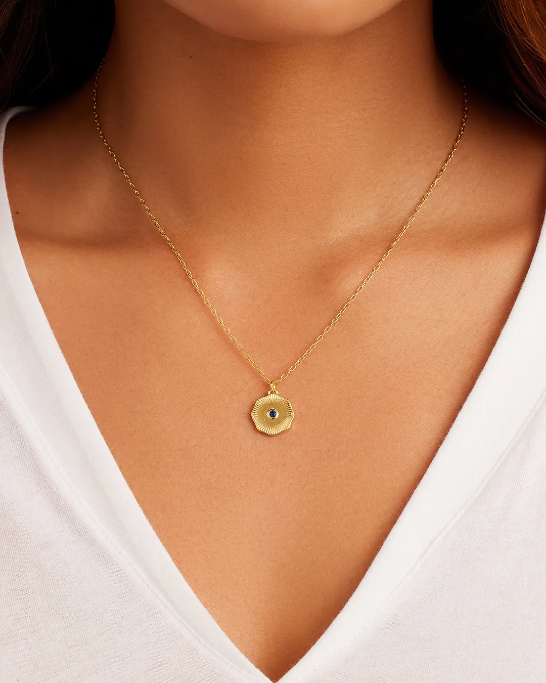 Birthstone Coin Necklace