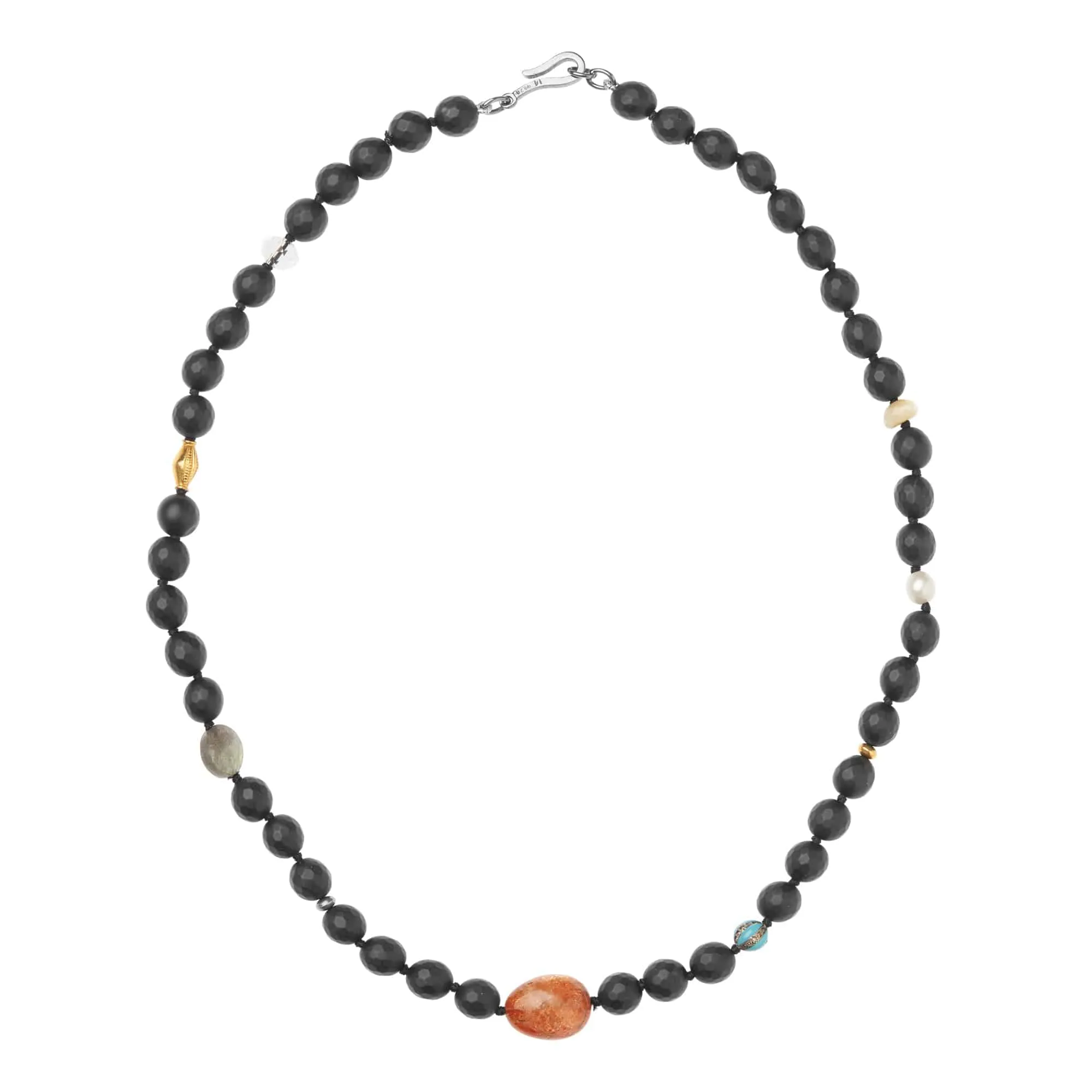 Black Onyx Necklace 33 (47cm)