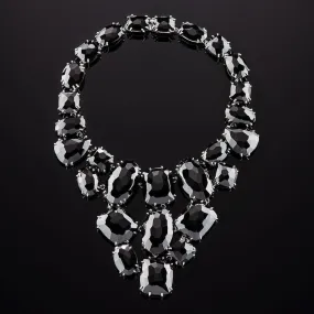 Black Onyx Statement Necklace