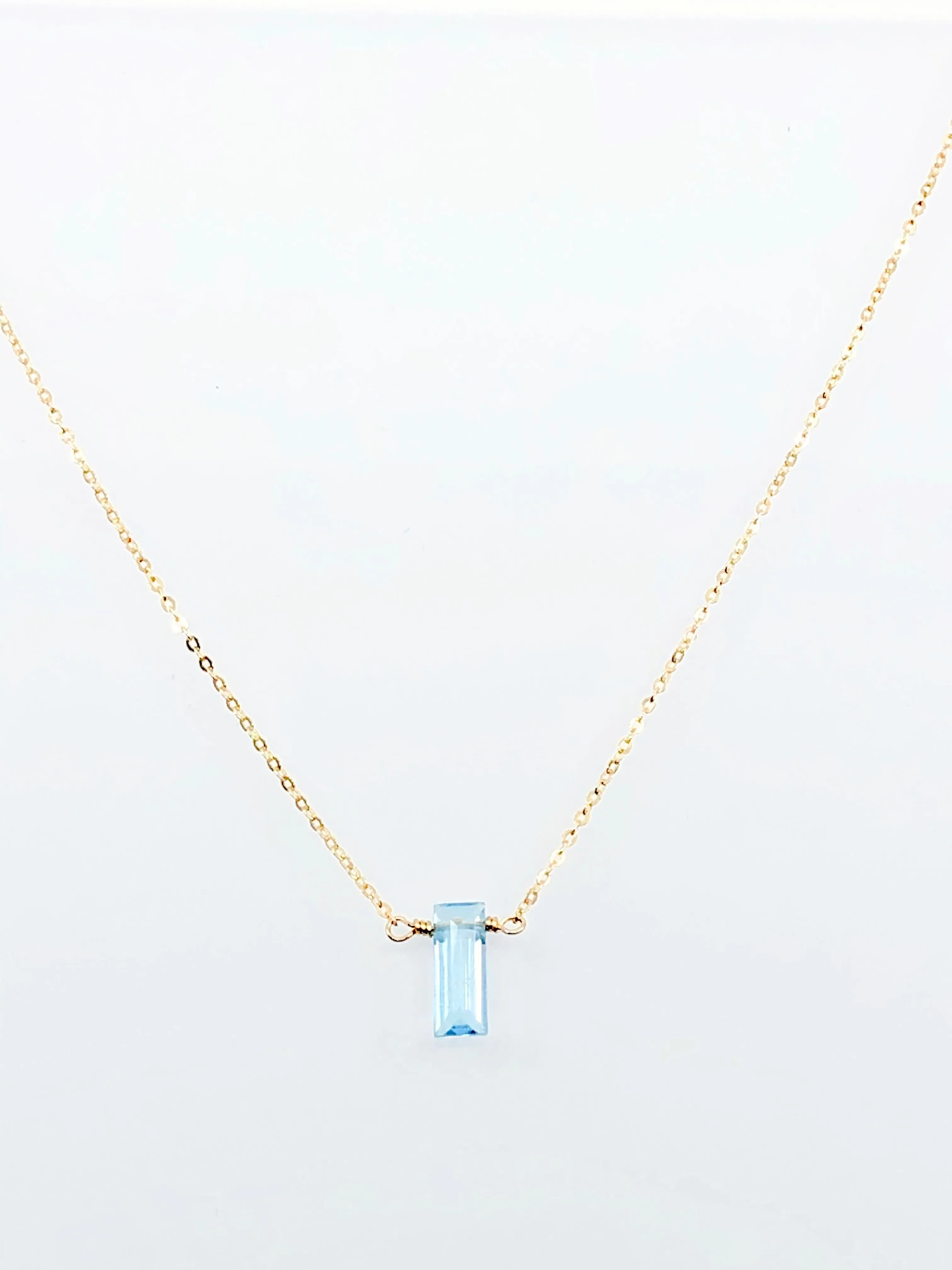 Blue Topaz Necklace