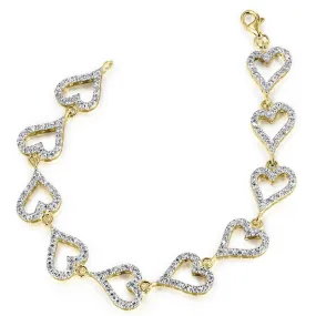 Bonded Hearts Bracelet