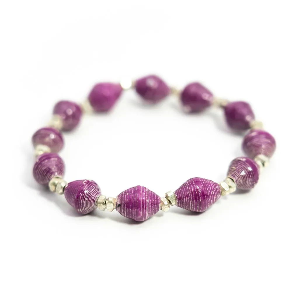 Bracelet - Plum Solid