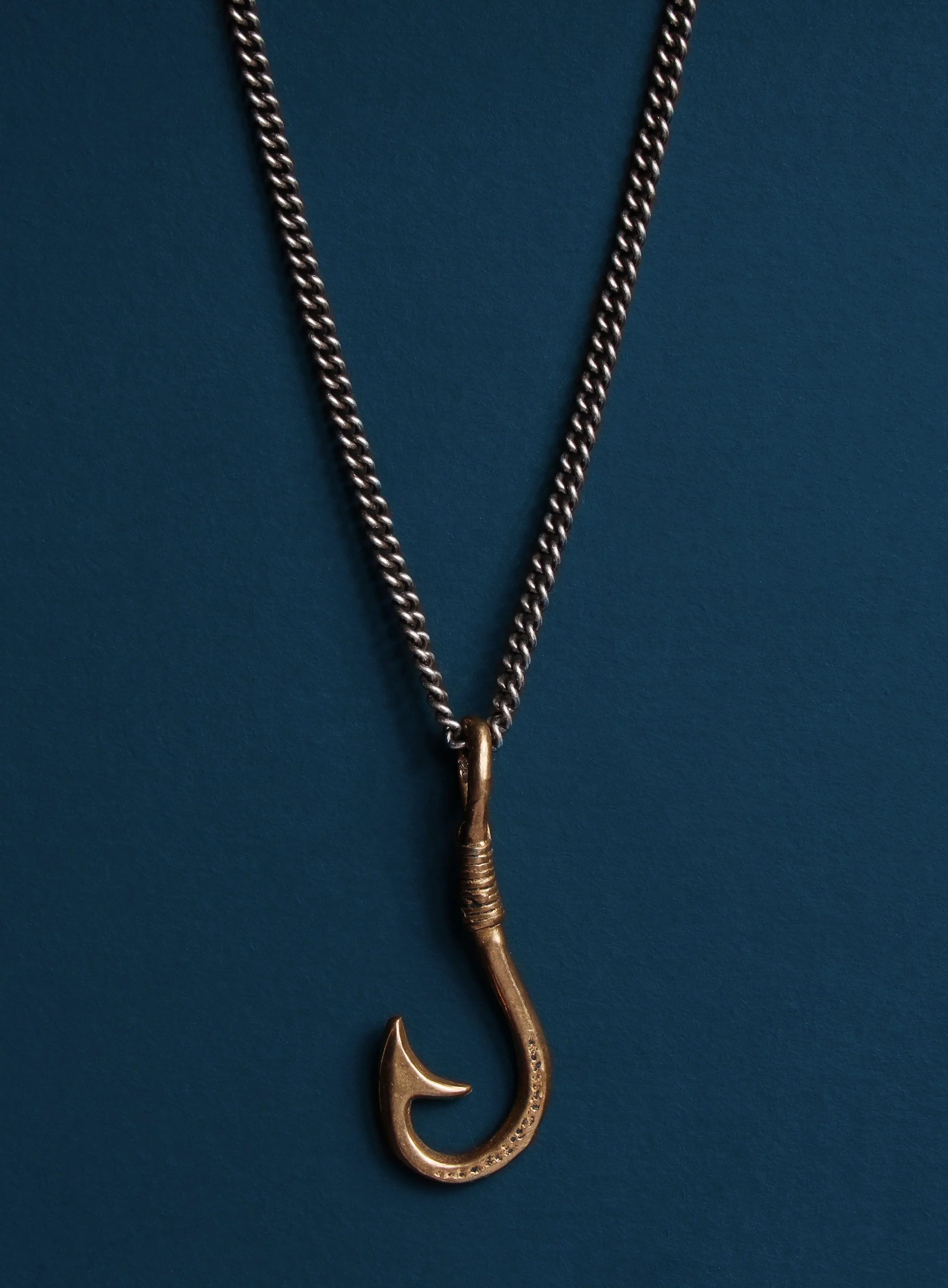 Bronze Hook Necklace for Men