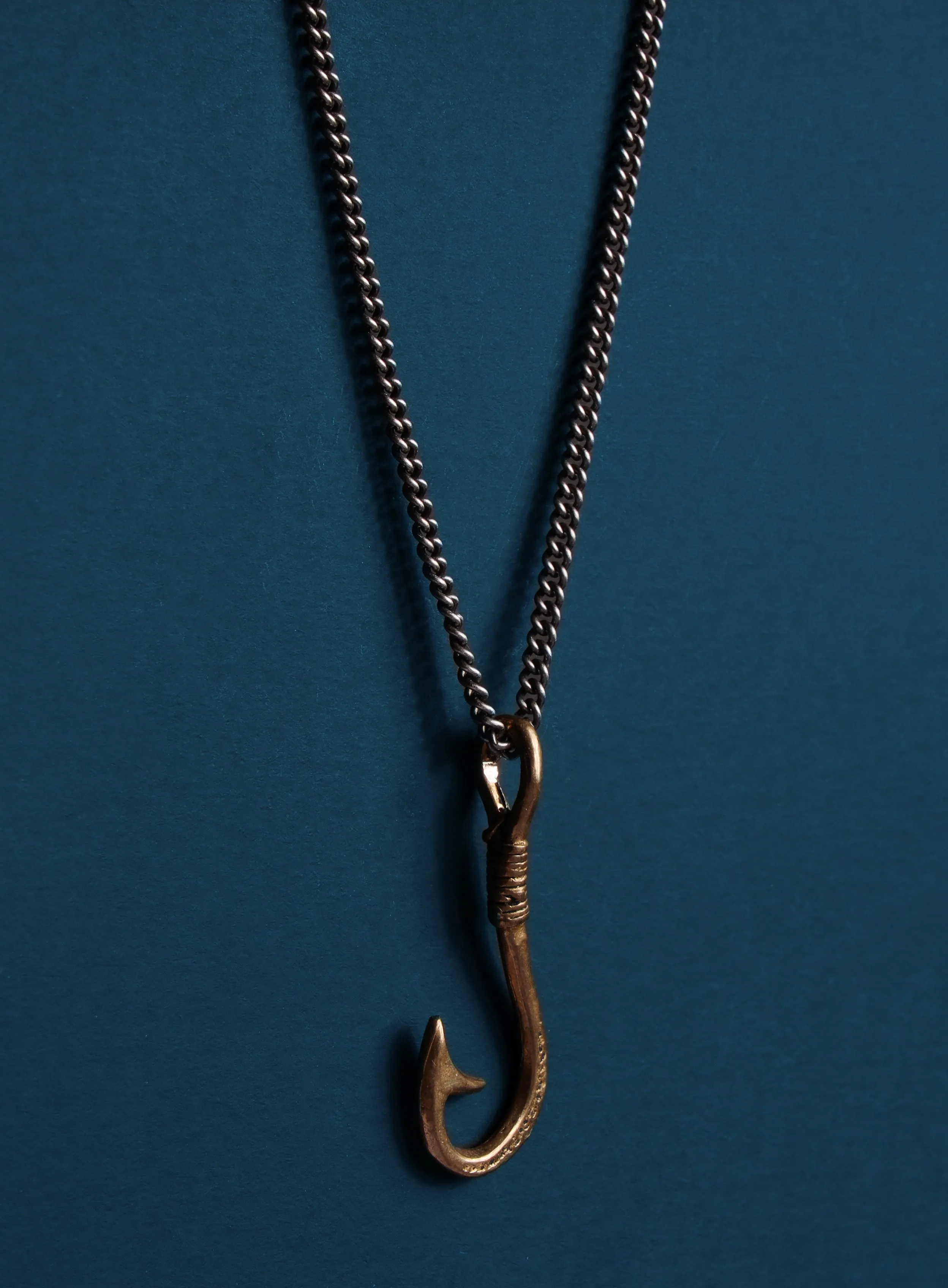 Bronze Hook Necklace for Men