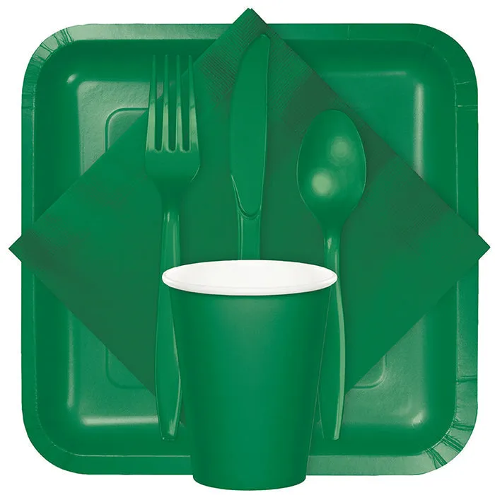 Bulk Emerald Green Bulk Plastic Spoons (600 per Case)