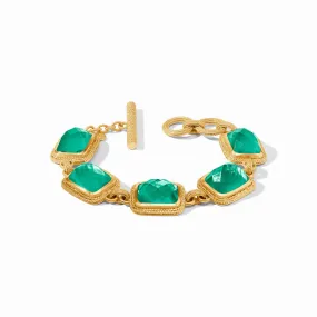 Cheval Stone Bracelet- Iridescent Emerald