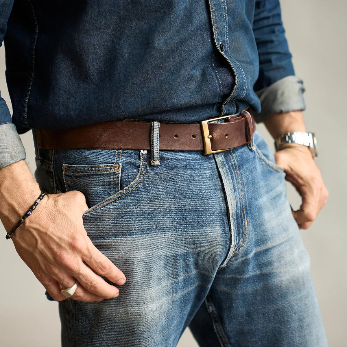 Classic Horsehide Belt No.94 | Brown