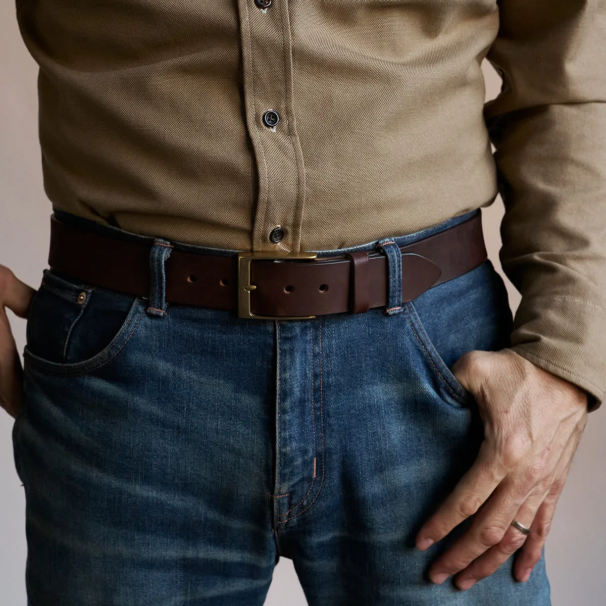 Classic Horsehide Belt No.94 | Brown