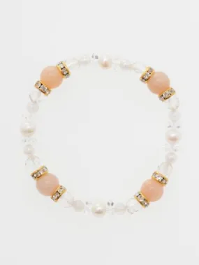 Crystal x Pink Opal Bracelet