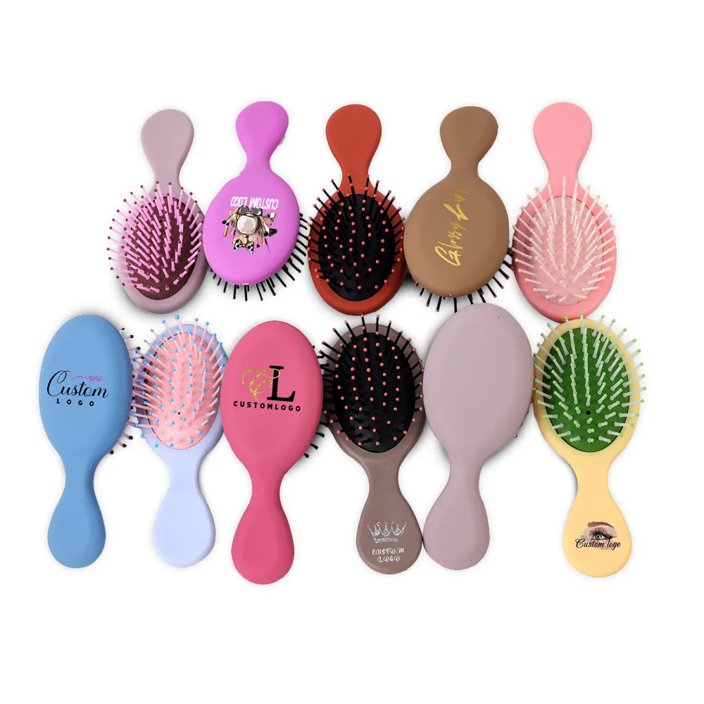 Custom Logo Soft Matte Hair Brush