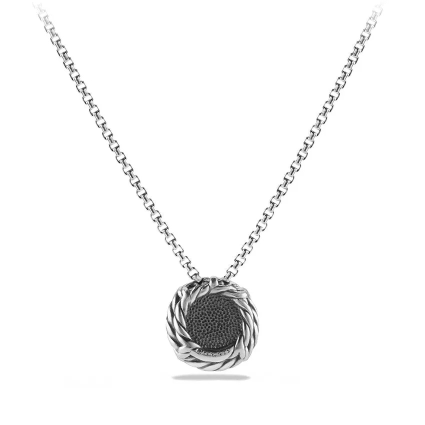 David Yurman Châtelaine® Pendant Necklace with Blue Topaz