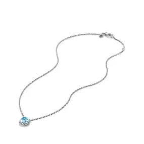 David Yurman Châtelaine® Pendant Necklace with Blue Topaz