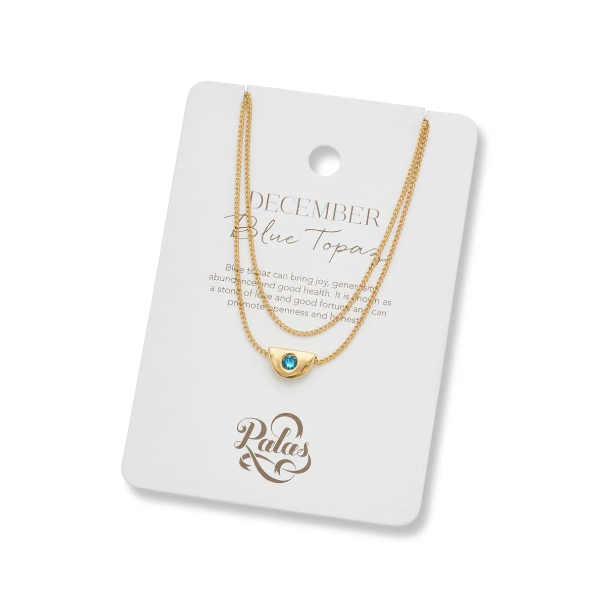 DECEMBER BIRTHSTONE NECKLACE