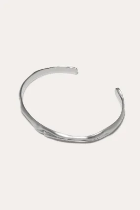 Deflated ("Do Not Inflate") - Platinum Plated Cuff