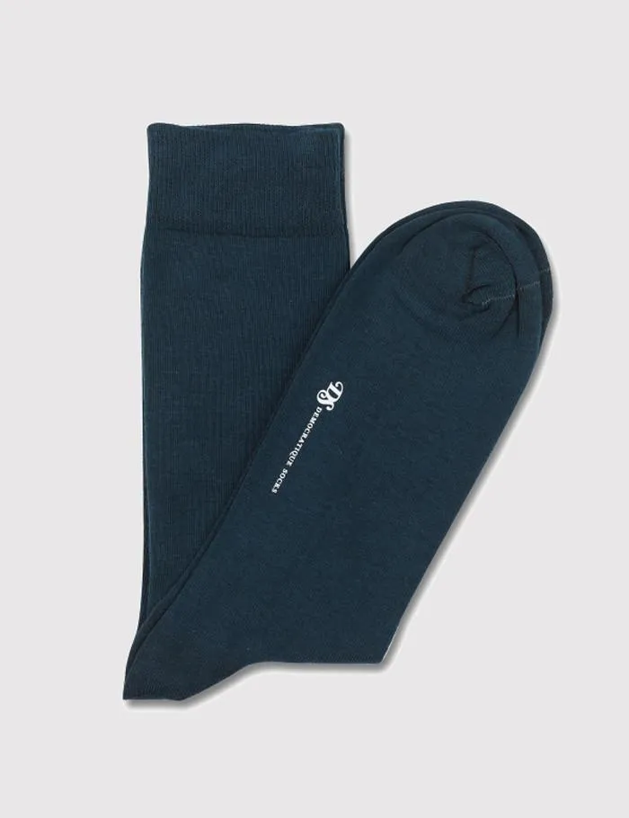 Democratique Solid Socks - Emerald Green