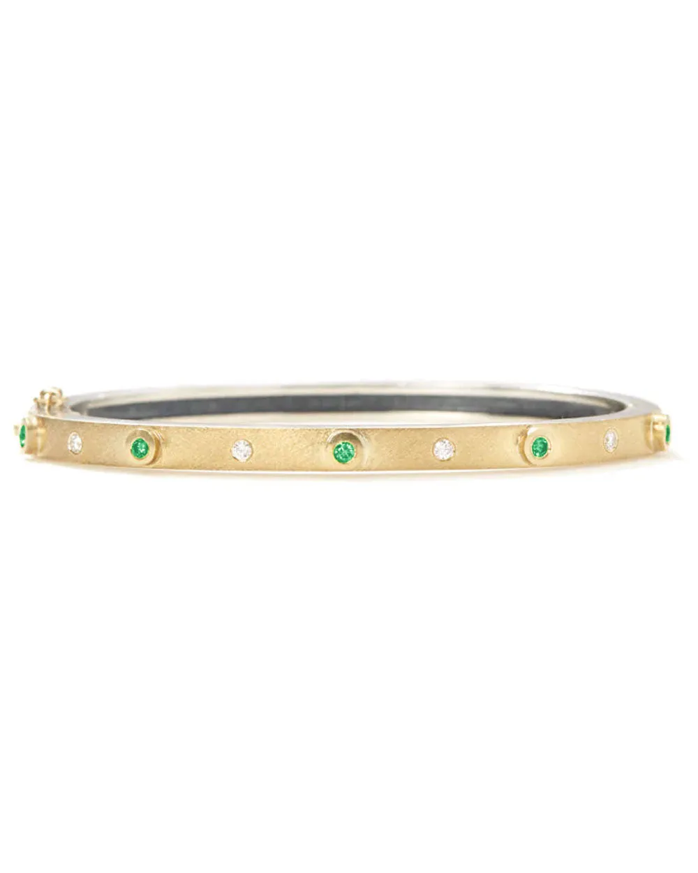 Diamond and Emerald Junia Bracelet