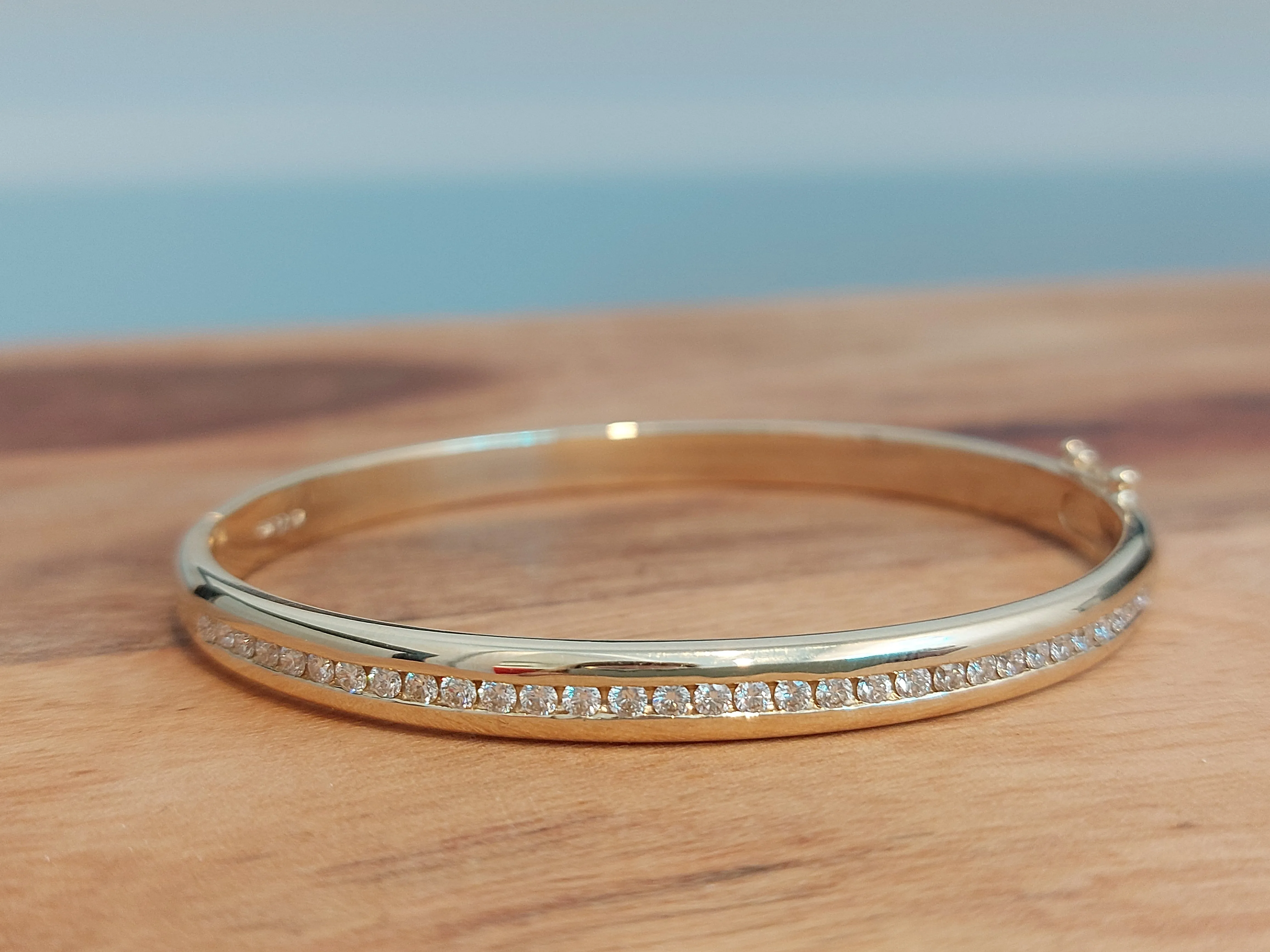 Diamond Channel Set Bracelet