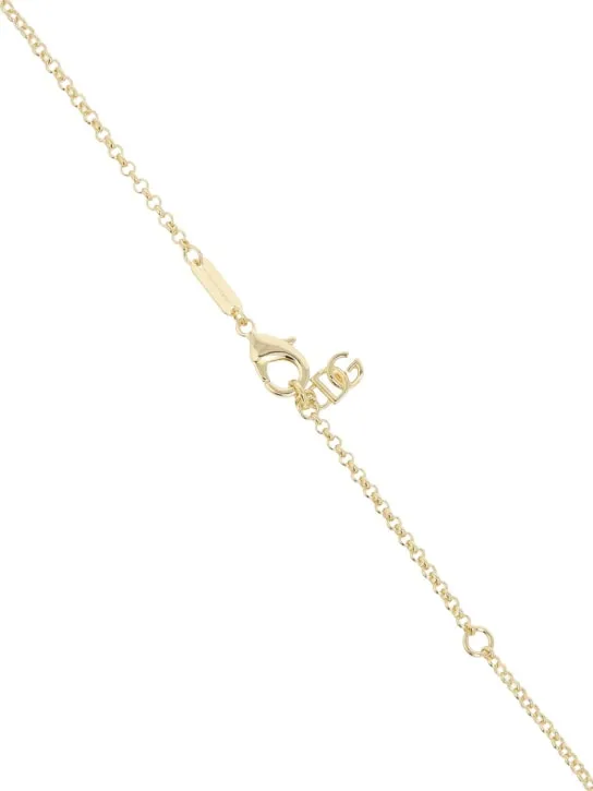 Dolce&amp;Gabbana   DG logo charm necklace 