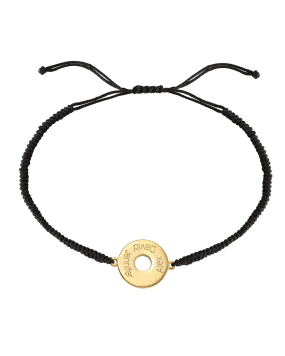 Donut Cord Bracelet - 18K Gold Vermeil