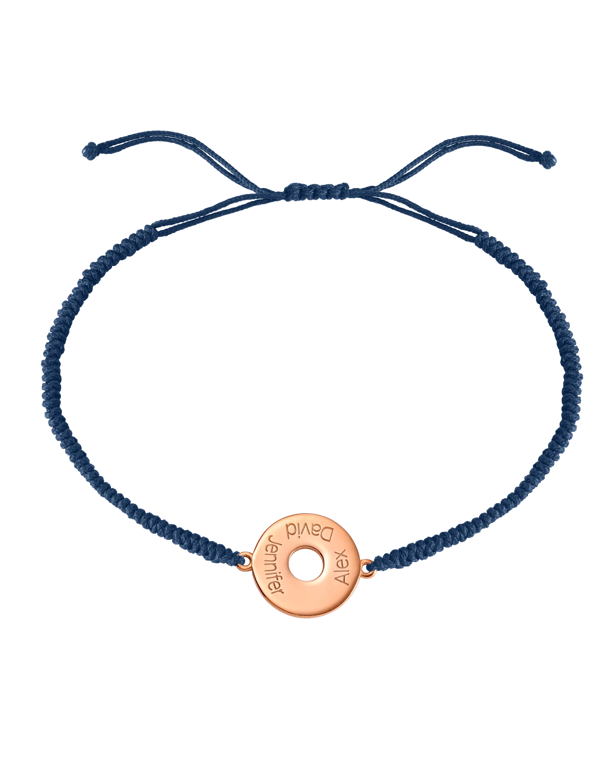 Donut Cord Bracelet - 18K Rose Vermeil