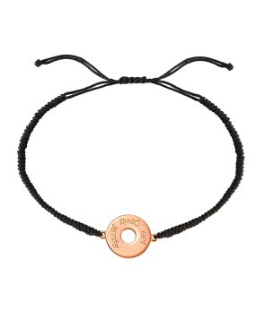 Donut Cord Bracelet - 18K Rose Vermeil