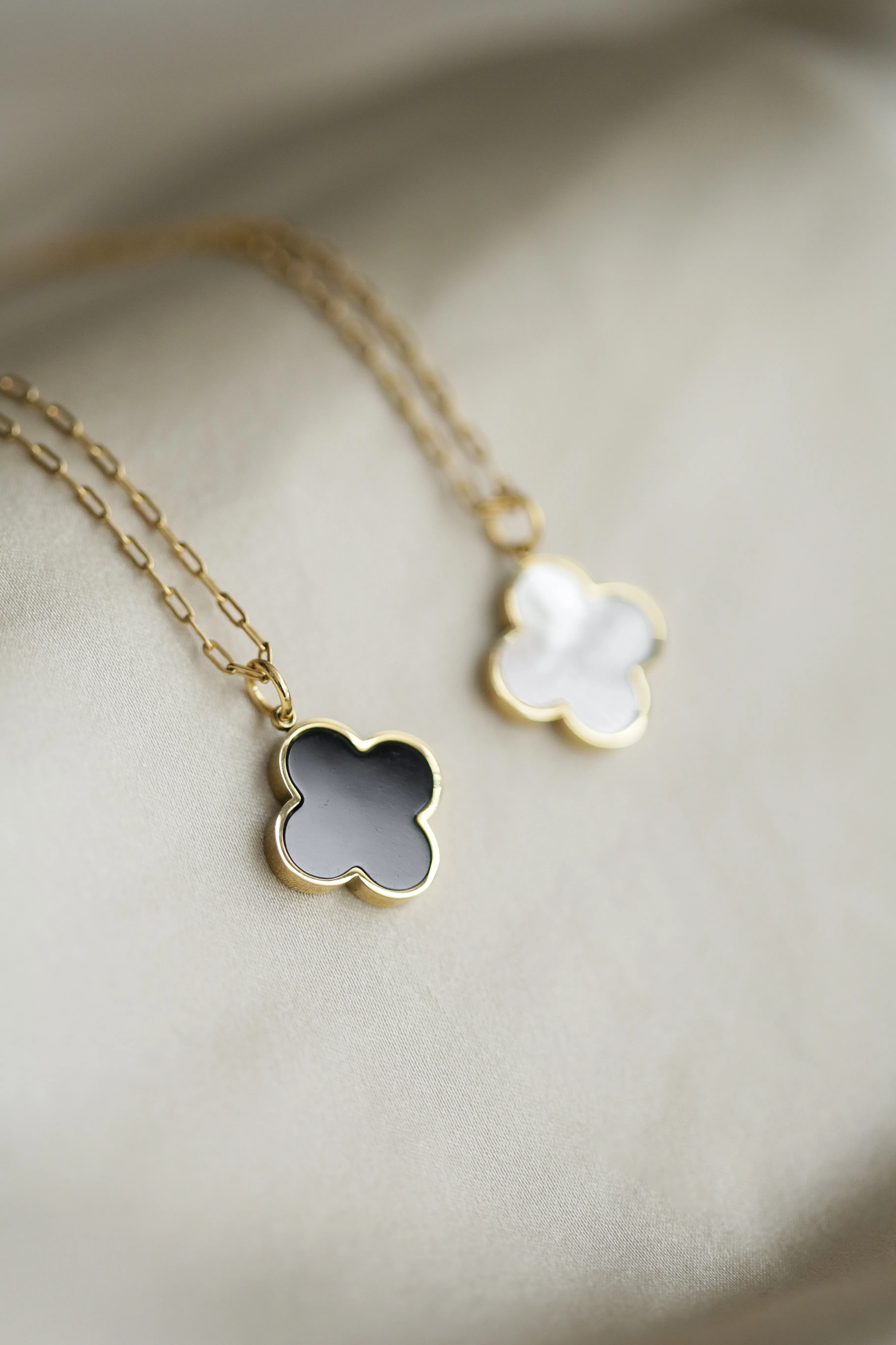 Double Side Clover Necklace