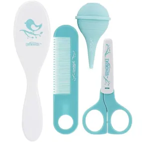 Dr. Brown's Baby Care Kit - 4 Pieces (Hair Brush & Comb, Nasal Aspirator, Nail Scissors)