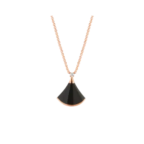 DREAM NECKLACE ONYX 1 DIAMOND