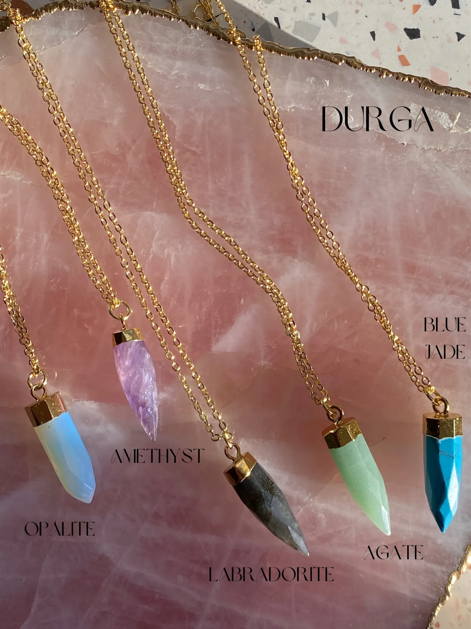 Durga Pendant | Onyx