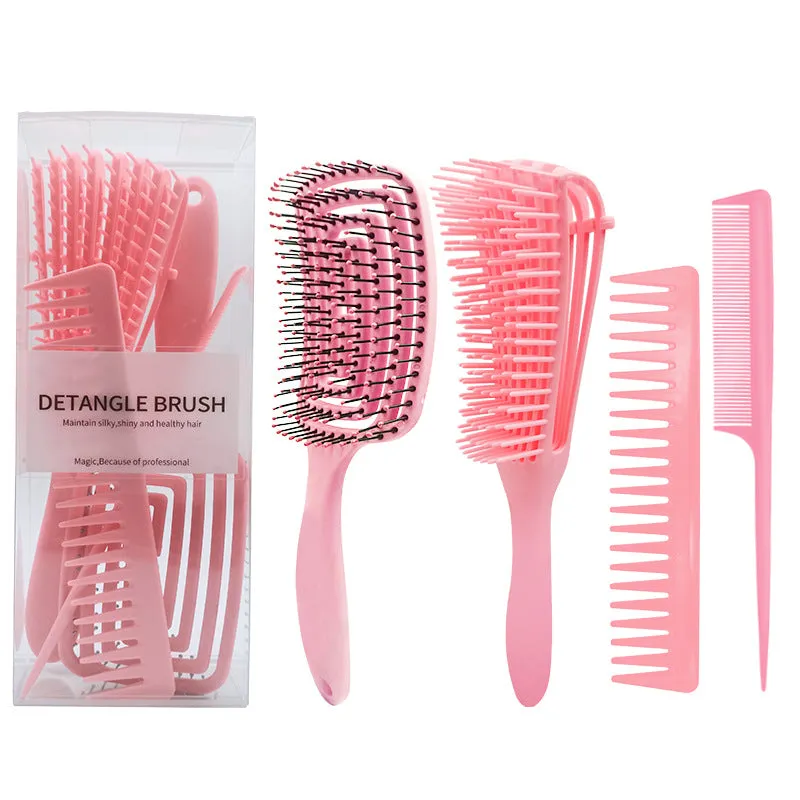 Eight-claw Comb Multifunctional Comb Set Hollow Hairdressing Styling