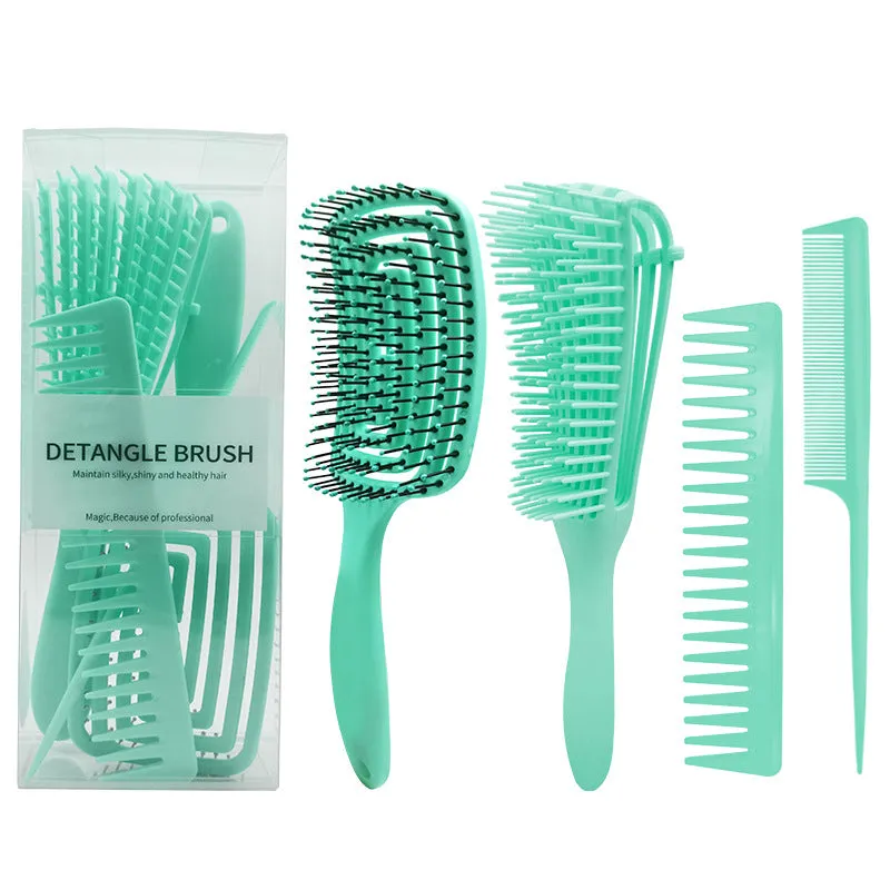 Eight-claw Comb Multifunctional Comb Set Hollow Hairdressing Styling