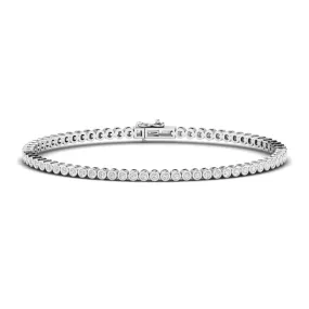 Elegant Sterling 925 Silver Tennis Bracelet