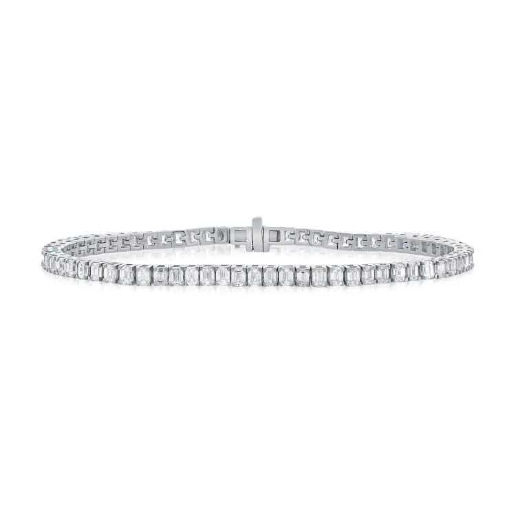 Emerald Cut Diamond Bracelet