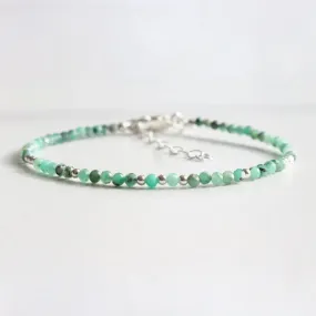 Emerald Dainty Bracelet