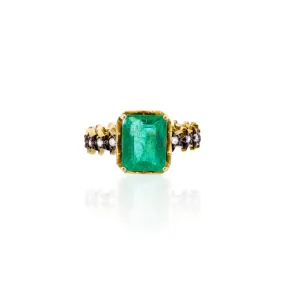 Emerald   Diamond Ring